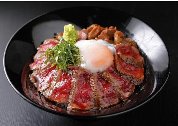 あか牛丼セット　保冷袋入