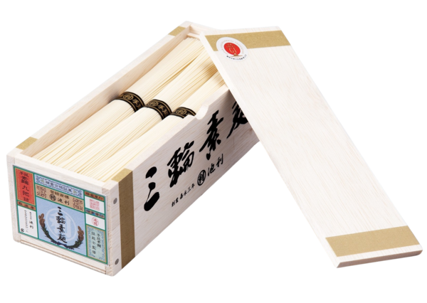 三輪素麺 ミニ木箱 P-9