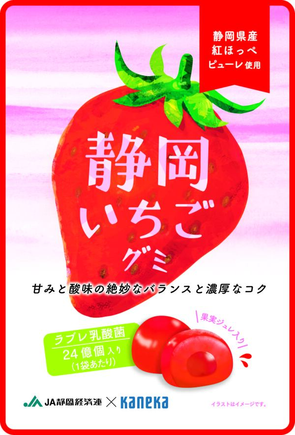 静岡いちごグミ
ラブレ乳酸菌入
