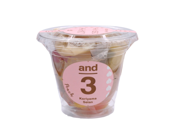 and3 あんみつ 白桃あん(期間限定販売 7月～9月末）