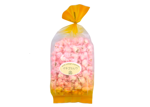 ポップコーン　ミルクイチゴ味