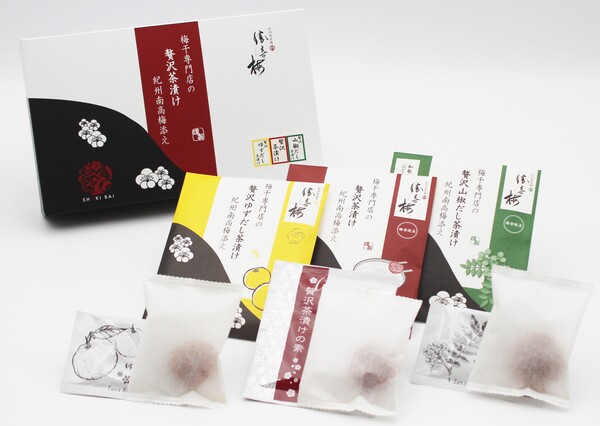 贅沢梅茶漬け 3種詰合せ