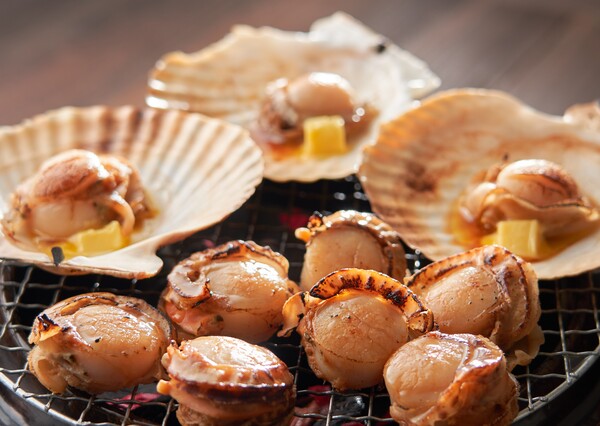 北海道産帆立三昧