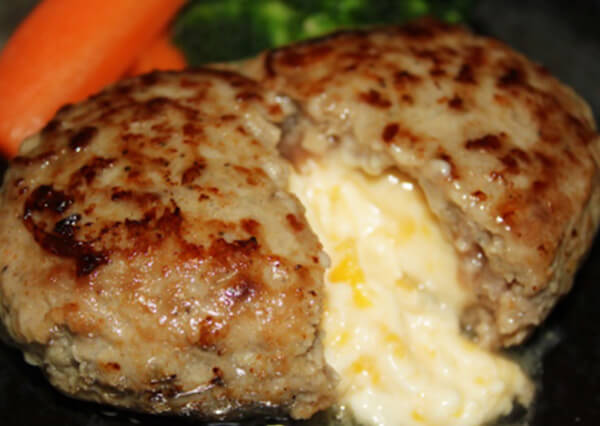 衝撃のチーズハンバーグ 4個入 保冷袋入