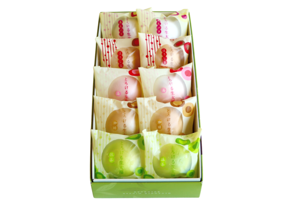 とろける生大福　10個入(抹茶・苺・珈琲・ほうじ茶・あんバタｘ各2個)
