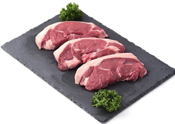 ラムランプステーキ(ソース付)3枚セット　保冷袋付